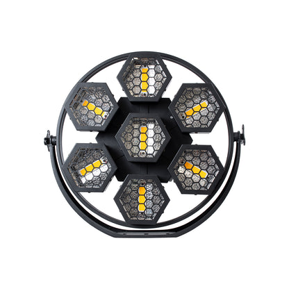 HALO 51195 Stage Φωτιστικό Ειδικών Εφέ Digital Matrix Pixel & Blinder LED 434W 120° AC 220-240V IP20 7 x 50W COB Chip & 168 x 0.5W SMD5050 Chip Ultra Θερμό Λευκό 2200K & Πολύχρωμο RGB Dimmable DMX512 Protocol - Μ50 x Π10.5 x Υ47