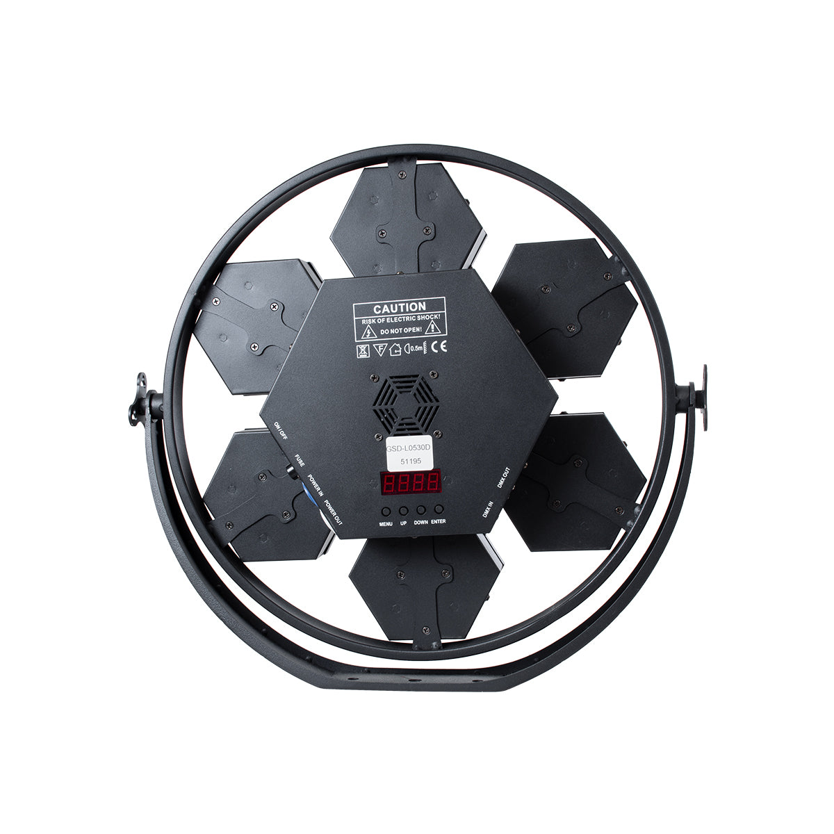 HALO 51195 Stage Φωτιστικό Ειδικών Εφέ Digital Matrix Pixel & Blinder LED 434W 120° AC 220-240V IP20 7 x 50W COB Chip & 168 x 0.5W SMD5050 Chip Ultra Θερμό Λευκό 2200K & Πολύχρωμο RGB Dimmable DMX512 Protocol - Μ50 x Π10.5 x Υ47