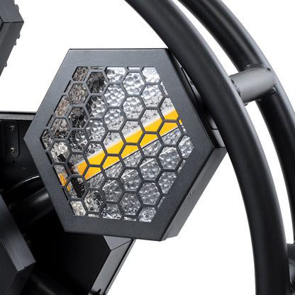 HALO 51196 Stage Φωτιστικό Ειδικών Εφέ Digital Matrix Pixel & Blinder LED 784W 120° AC 220-240V IP20 7 x 100W COB Chip & 168 x 0.5W SMD5050 Chip Ultra Θερμό Λευκό 2200K & Πολύχρωμο RGB Dimmable DMX512 Protocol - Μ95 x Π17.5 x Υ78.5