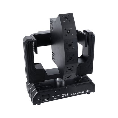 HADES 51199 Επαγγελματική Κινούμενη Ρομποτική Μπάρα Super LASER BEAM Light 150W - 6 x 1W Laser - 300mW RED/638nm - 100mW GREEN/531nm - 600mW BLUE/442nm - AC 220V-240V IP20 3in1 RGB DMX512 - Μ36 x Π25 x Υ46cm