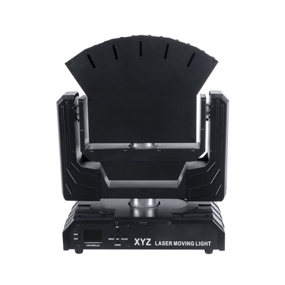 HADES 51199 Επαγγελματική Κινούμενη Ρομποτική Μπάρα Super LASER BEAM Light 150W - 6 x 1W Laser - 300mW RED/638nm - 100mW GREEN/531nm - 600mW BLUE/442nm - AC 220V-240V IP20 3in1 RGB DMX512 - Μ36 x Π25 x Υ46cm