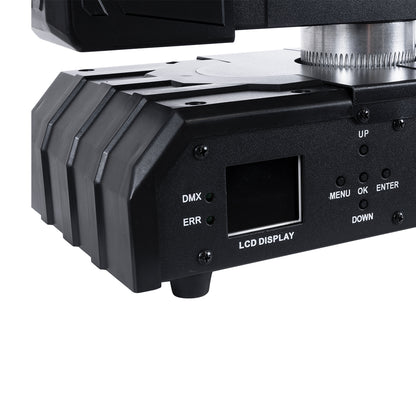 HADES 51199 Επαγγελματική Κινούμενη Ρομποτική Μπάρα Super LASER BEAM Light 150W - 6 x 1W Laser - 300mW RED/638nm - 100mW GREEN/531nm - 600mW BLUE/442nm - AC 220V-240V IP20 3in1 RGB DMX512 - Μ36 x Π25 x Υ46cm