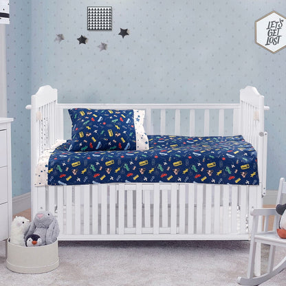 Σετ Σεντόνια Βρεφικά Art 5174 120x160εκ Μπλε