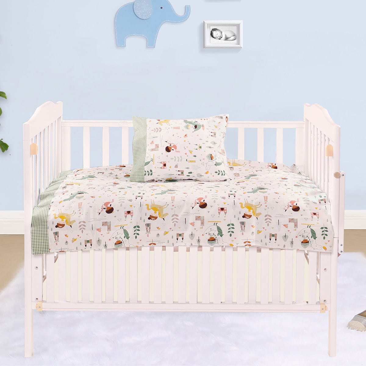 Σετ Σεντόνια Βρεφικά Art 5175 120x160εκ Πράσινο