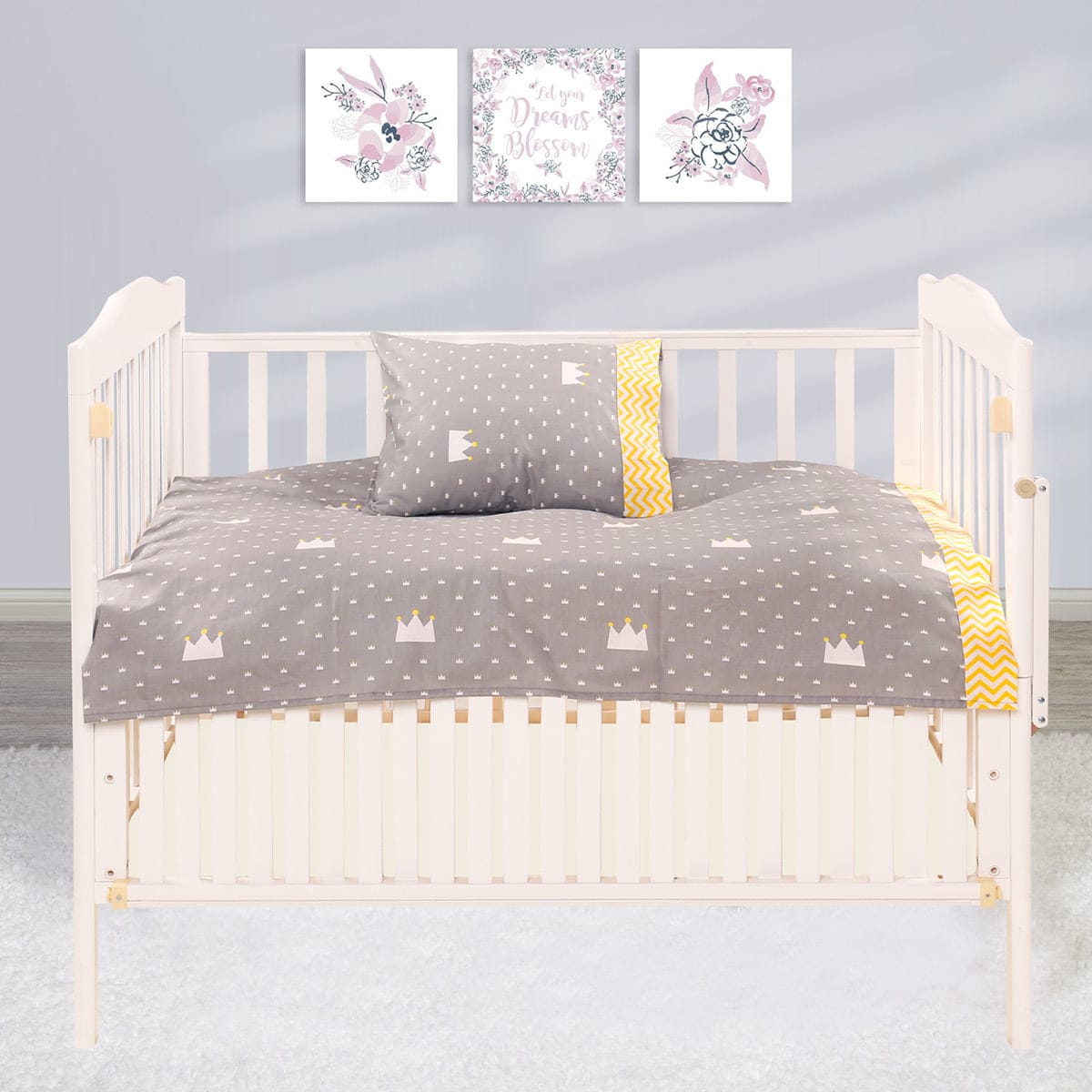 Σετ Σεντόνια Βρεφικά Art 5176 120x160εκ Κίτρινο