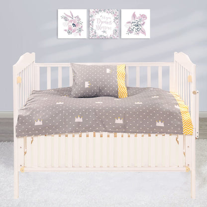 Σετ Σεντόνια Βρεφικά Art 5176 120x160εκ Κίτρινο