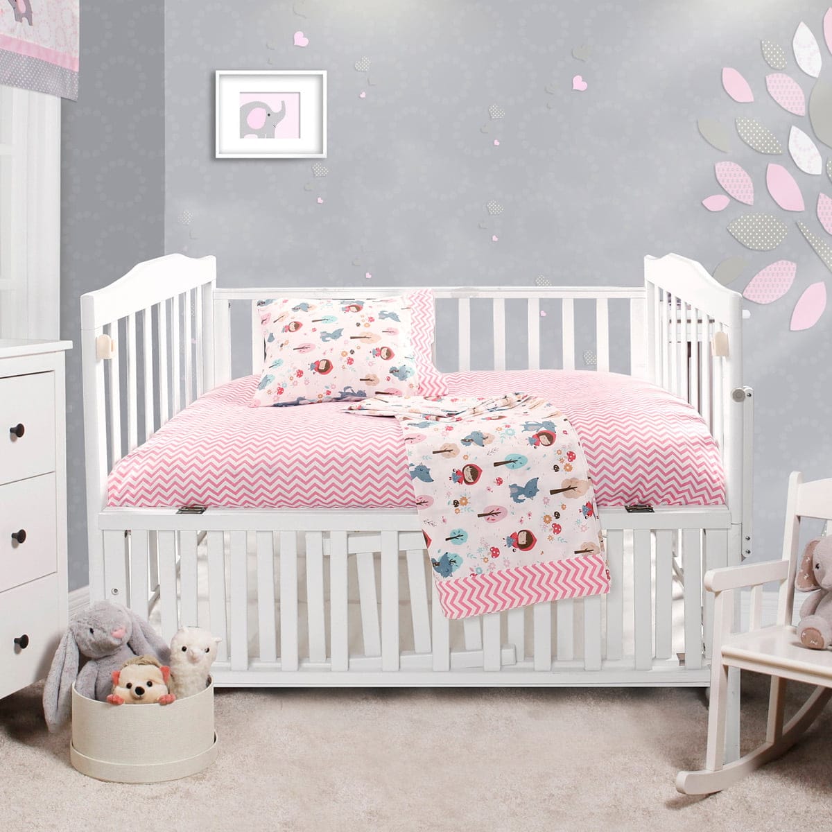 Σετ Σεντόνια Βρεφικά Art 5178 120x160εκ Ροζ