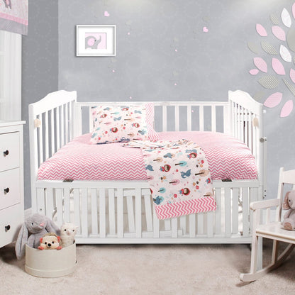 Σετ Σεντόνια Βρεφικά Art 5178 120x160εκ Ροζ