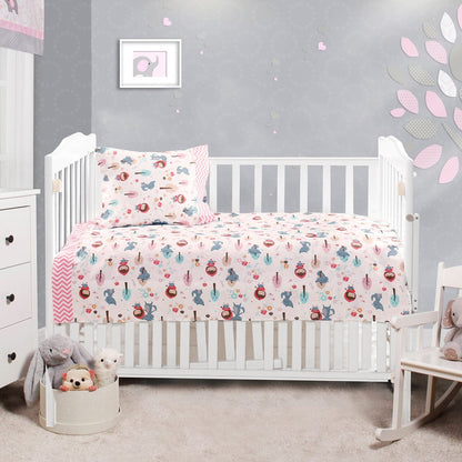 Σετ Σεντόνια Βρεφικά Art 5178 120x160εκ Ροζ