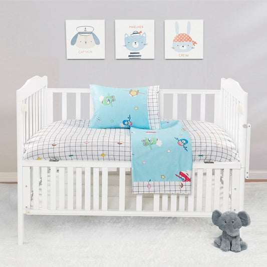 Σετ Σεντόνια Βρεφικά Art 5179 120x160εκ Γαλάζιο