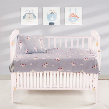 Σετ Σεντόνια Βρεφικά Art 5181 120x160εκ Γκρι