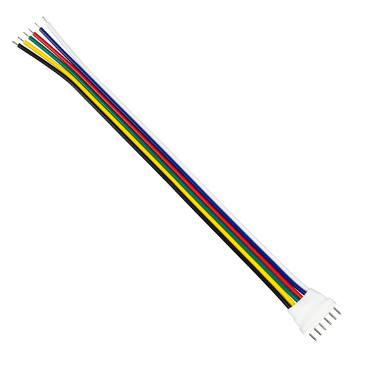 70744 Καλώδιο Σύνδεσης Connector RGB+CCT με 15cm Καλώδιο 6 PIN