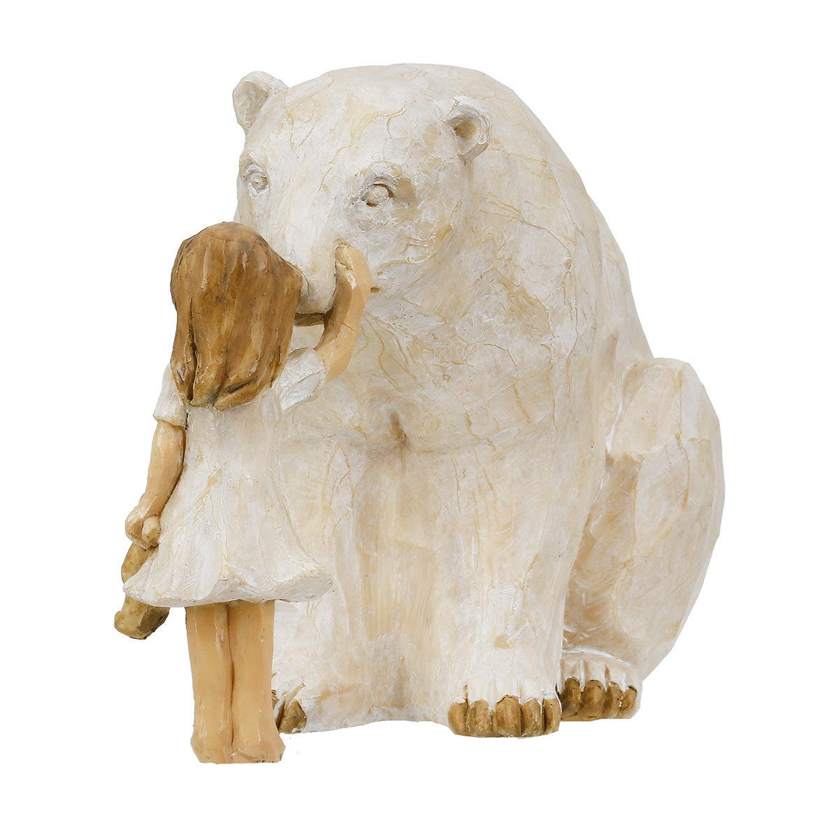 Φιγούρα Bear Child "Animal Lover" Child Motif Πολυρεζίνη Ecru PU 20x10x11.5