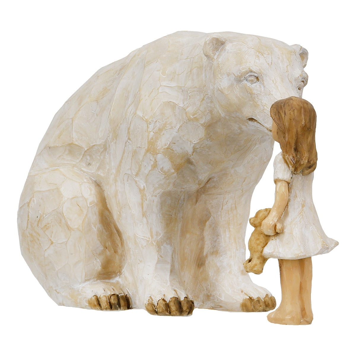 Φιγούρα Bear Child "Animal Lover" Child Motif Πολυρεζίνη Ecru PU 20x10x11.5