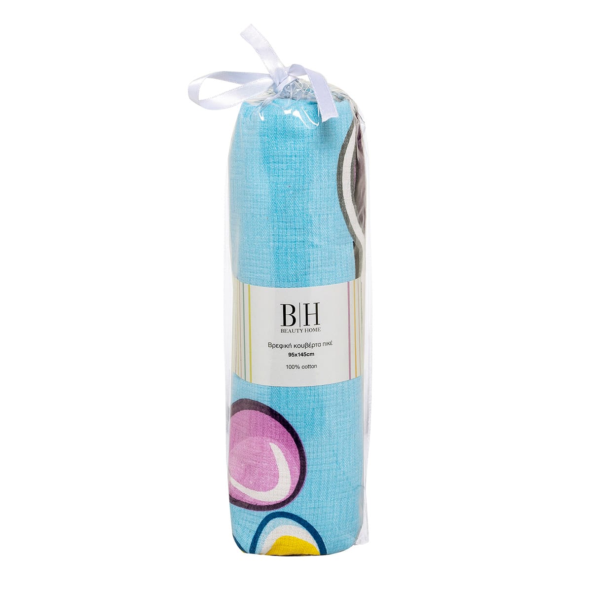 Πικέ Βρεφική Art 5261 95x145εκ Γαλάζιο