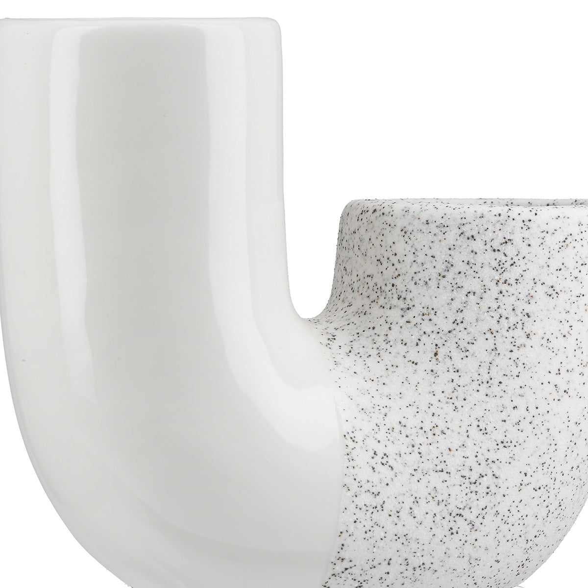 Βάζο "Poppy" Κεραμικό Λευκό 15x7x13