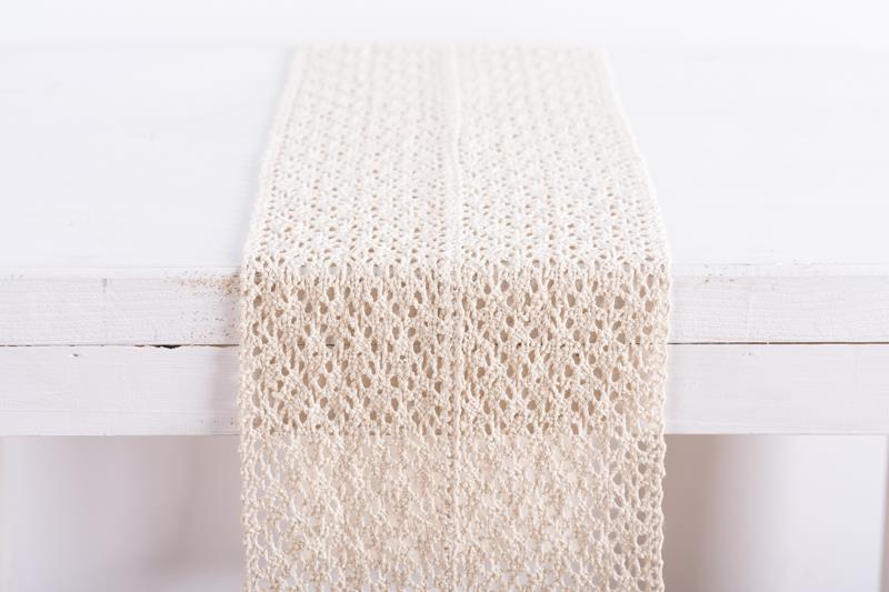 Δαντέλα Βαμβακερή “Κυκλάμινο” 23x250εκ Εκρού