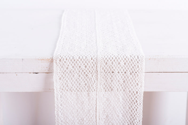 Δαντέλα Βαμβακερή “Angelo” 23x250εκ Λευκό