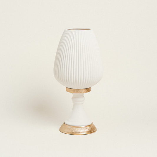 Βάζο Εκρού με Βάση 48εκ