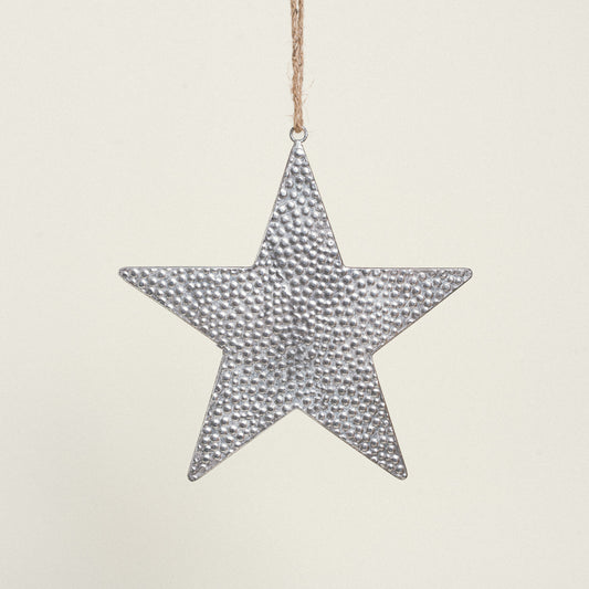 Μεταλλικό Αστέρι Ασημί 31εκ