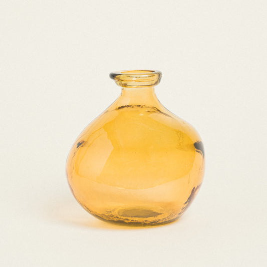 Βάζο 16x16x18 Κεχριμπαρί