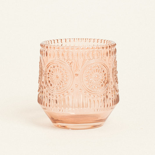 Κηροπήγιο Ανάγλυφο 10x10x9 Μπεζ