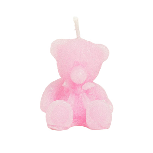 Κερί Αρκουδάκι Ροζ 5x4x4