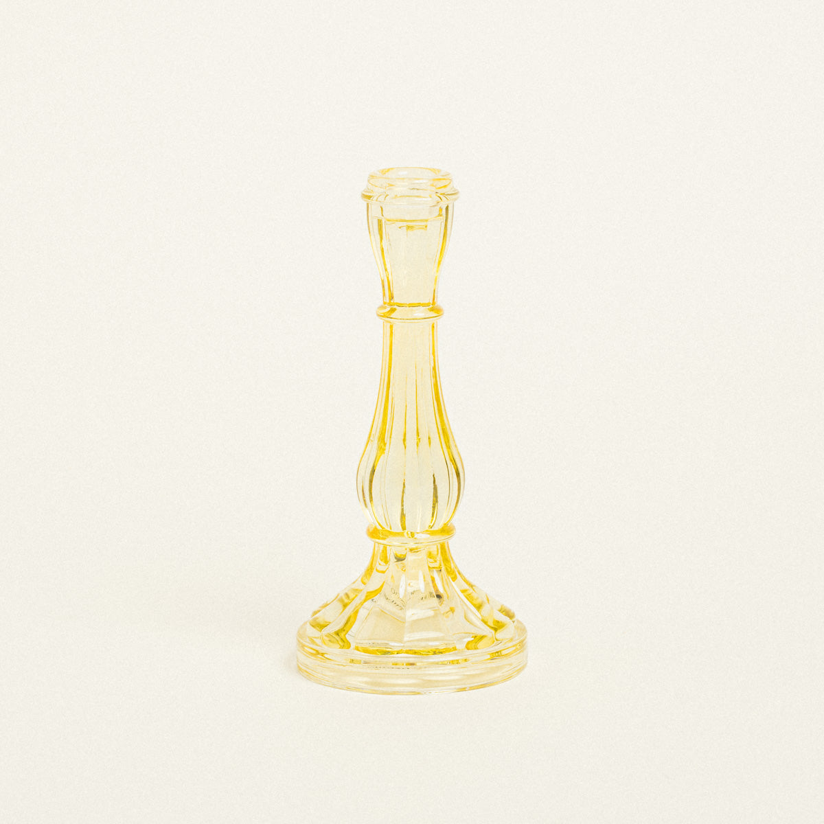 Κηροπήγιο Κίτρινο 10x10x22