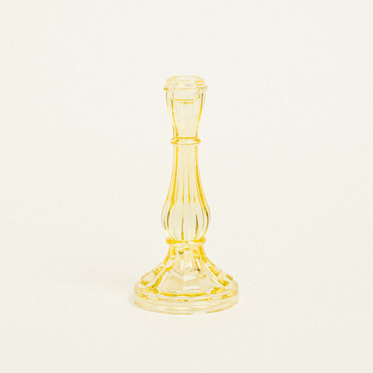 Κηροπήγιο Κίτρινο 10x10x22