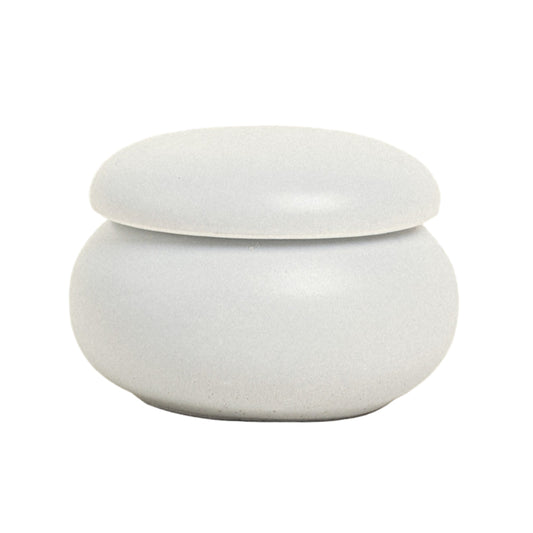 Κεραμική Μπιζουτιέρα Μακαρόν Γκρι 7x7x5