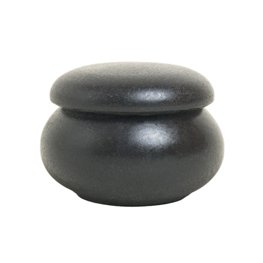 Κεραμική Μπιζουτιέρα Μακαρόν Μαύρο 7x7x5