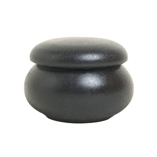 Κεραμική Μπιζουτιέρα Μακαρόν Μαύρο 7x7x5