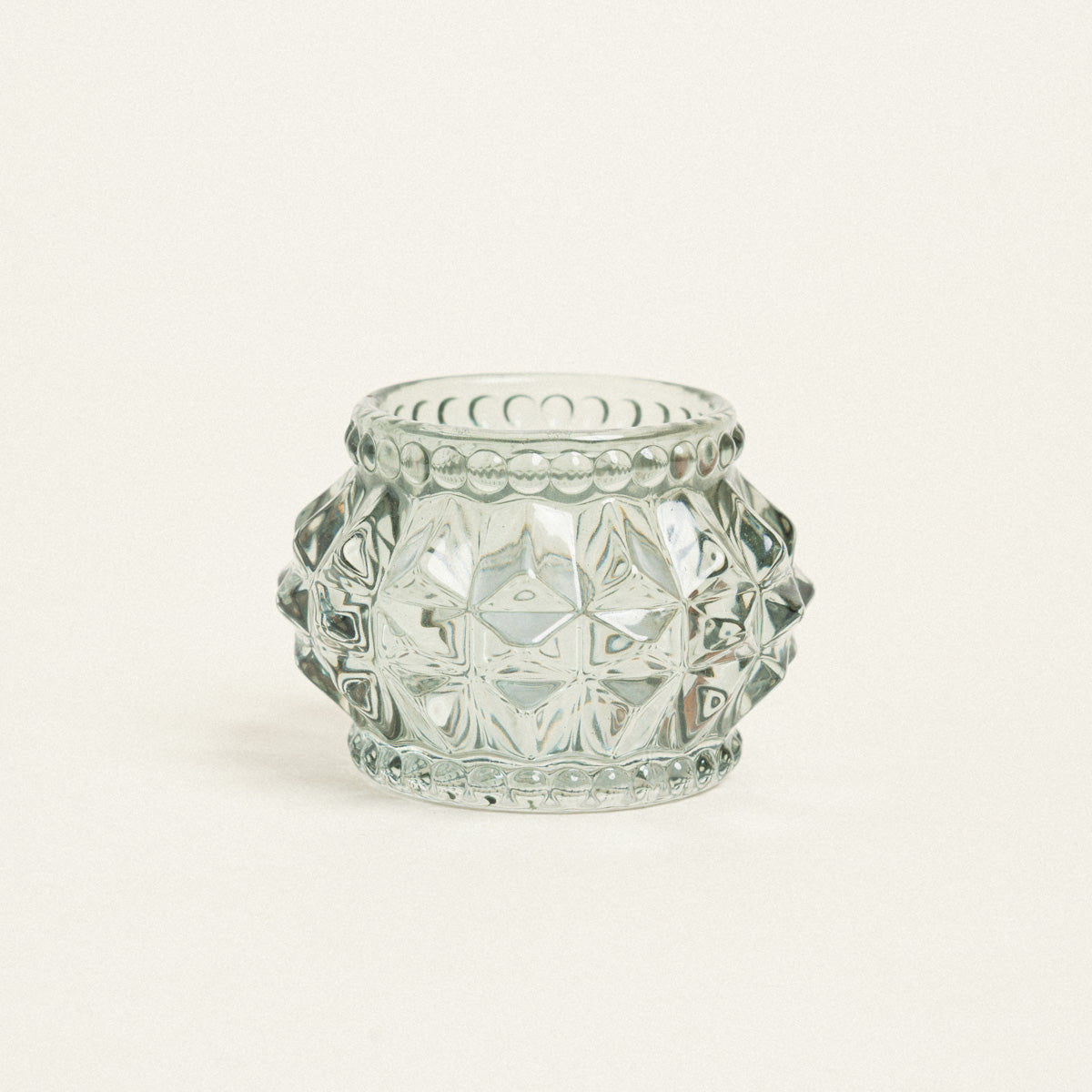 Γυάλινο Κηροπήγιο 7x7x5 Πράσινο