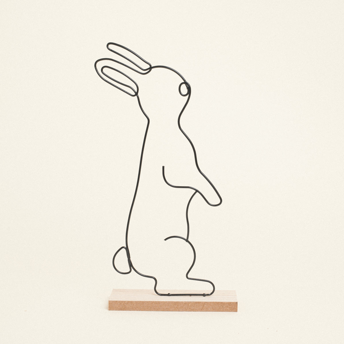 Διακοσμητικός Λαγός από Μέταλλο 15x5x29