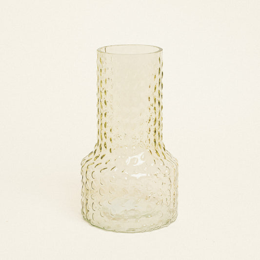 Βάζο Ανάγλυφο 14x14x24 Πράσινο