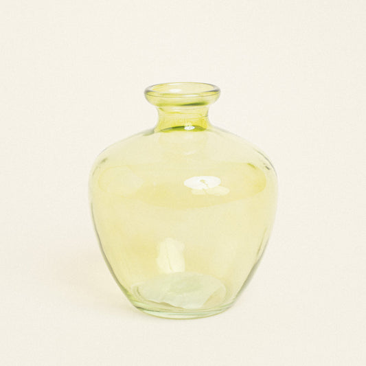 Γυάλινο Βάζο 14x14x16 Πράσινο