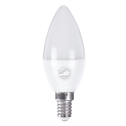 60000 Λάμπα LED E14 C37 Κεράκι 4W 400lm 260° AC 220-240V IP20 Φ3.7 x Υ10cm Ψυχρό Λευκό 6000K