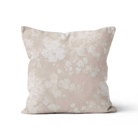 Μαξιλαροθήκη Λευκά Λουλούδια 45x45εκ