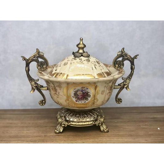 ΦΟΝΤΑΝΙΕΡΑ ΠΟΡΣΕΛΑΝΙΝΗ ΜΠΕΖ - ΧΡΥΣΗ 35x21x30