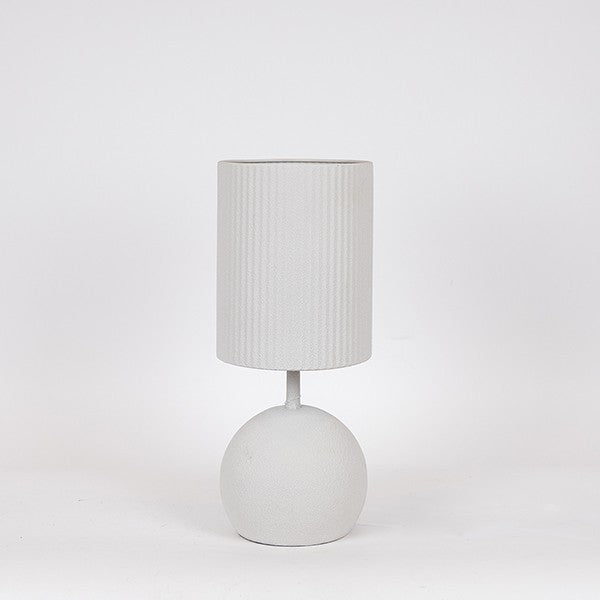 ΕΠΙΤΡΑΠΕΖΙΟ ΦΩΤΙΣΤΙΚΟ ΜΕΤΑΛΛΙΚΟ ΛΕΥΚΟ 19x19x45