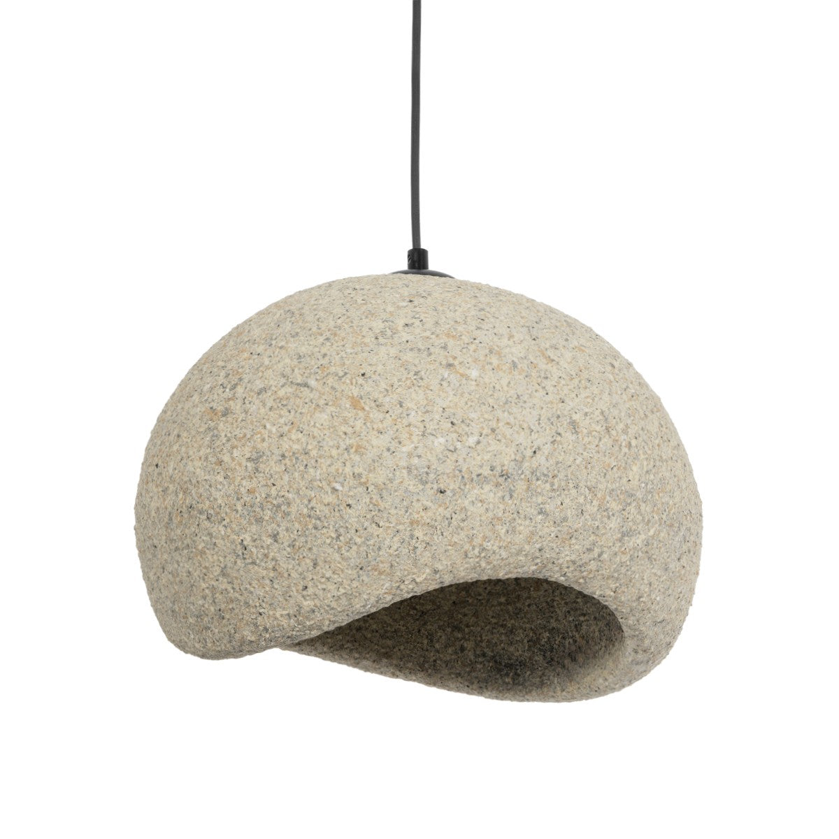 STONE 204-0123 Μοντέρνο Κρεμαστό Φωτιστικό Οροφής με Ντουί 1 x E27 AC 220-240V IP20 - Μπεζ - Μ35 x Π31 x Υ26