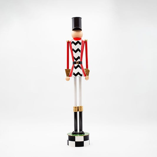 ΜΕΤΑΛΛΙΚΟΣ ΚΑΡΥΟΘΡΑΥΣΤΗΣ ΜΑΥΡΟ ΚΑΡΟ ΜΕ ΚΟΚΚΙΝΟ 23x20x90