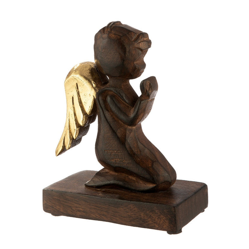 Φιγούρα Angels "Zauberwald" Μέταλλο Ξύλο Dark Brown 12.5x7x17