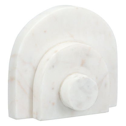 Βιβλιοθήκες Μάρμαρο Μπεζ Λευκό 12x5x11