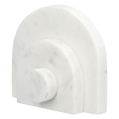 Βιβλιοθήκες Μάρμαρο Μπεζ Λευκό 12x5x11