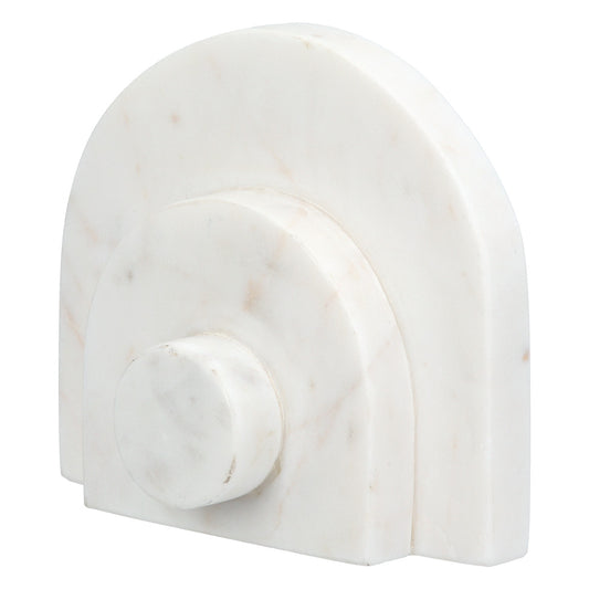 Βιβλιοθήκες Μάρμαρο Μπεζ Λευκό 12x5x11