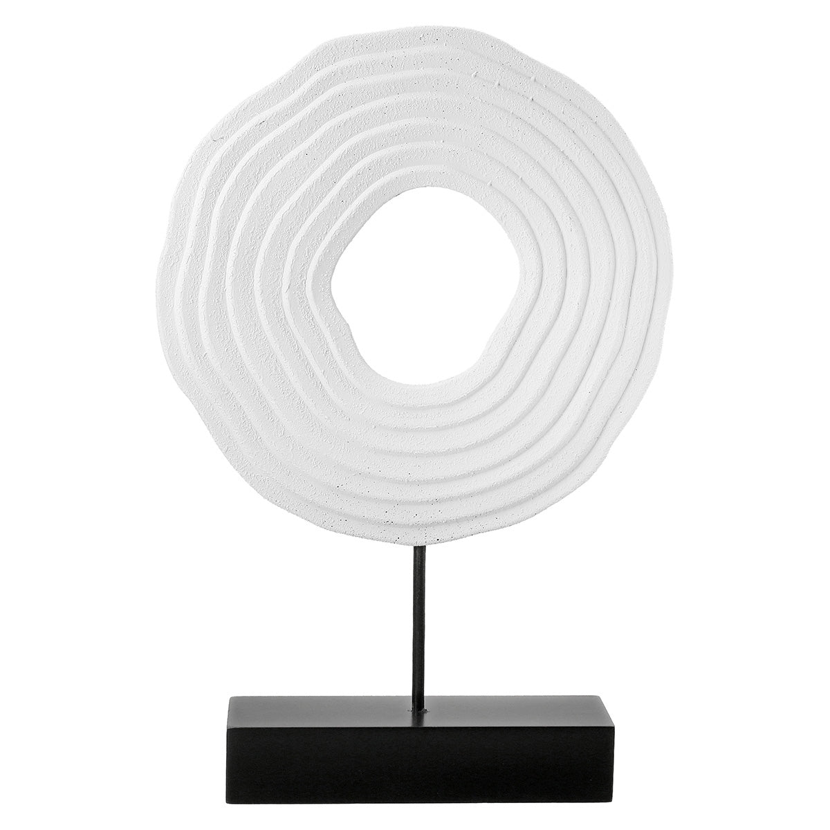 Ανάγλυφο Σταντ 'Pezzo' MDF Μαύρο/Λευκό 6.5x20x30