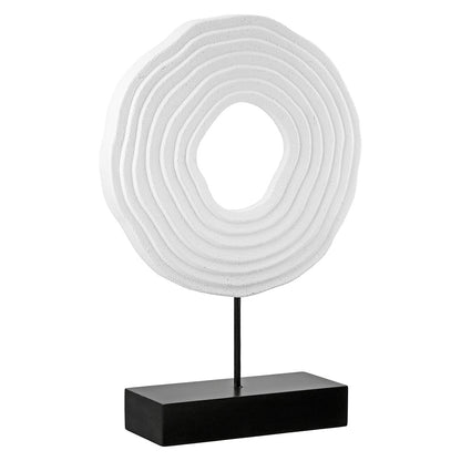 Ανάγλυφο Σταντ 'Pezzo' MDF Μαύρο/Λευκό 6.5x20x30