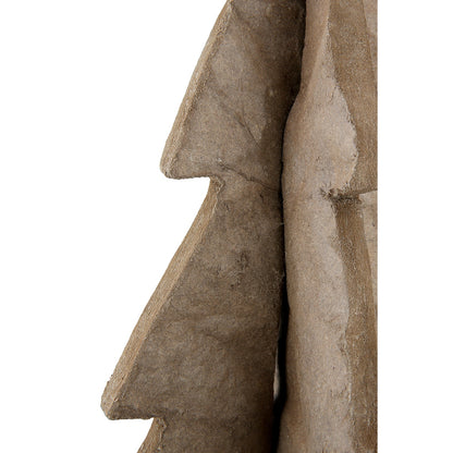 Χριστουγεννιάτικο Δέντρο "Nordic" Χάρτινο Καφέ 12x11x18