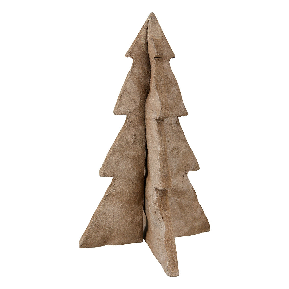 Χριστουγεννιάτικο Δέντρο "Nordic" Χάρτινο Καφέ 12x11x18
